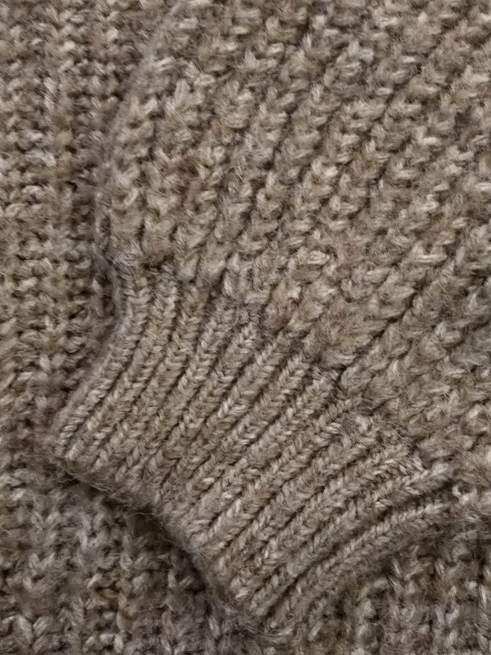 Unbranded Women's Tan Ribbed V-Neck Button Cardigan - Picture 6 of 7